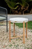 Anuk Terrazzo Side Table - ouch of Elegance with Recycled Stone
