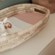 Natural Handwoven Baby Changing Basket