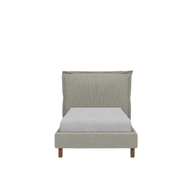 Haven Beech Wood Bed With Soft Upholstery