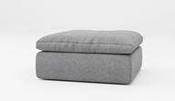 Sink-Down Footstool - Square Design - Premium Filling