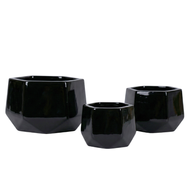 Stellar Fiberglass Planter Set