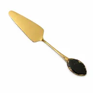 Gold Stainless Steel 2-in-1 Cake Knife & Server