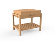 Oasis Commode – Natural Wood Nightstand