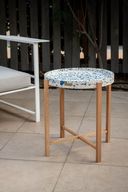Anuk Terrazzo Side Table - ouch of Elegance with Recycled Stone