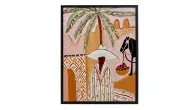 لوحة واحة النخيل
