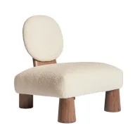 Orren - Statement Chair With Wooden Base