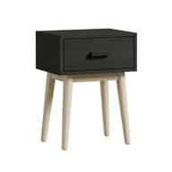 Alba Bedside Table With 1 Drawer & Slanted Legs