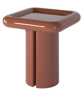 Bare Fiberglass Side Table