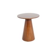 Zodic Side Table – Modern Beech Wood Accent Table for Living Spaces
