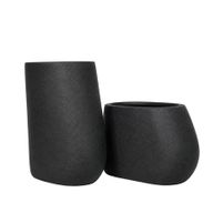 Sway Duo Fiberglass Planter Set