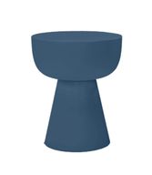 طاولة زوي الجانبية – طاولة مستديرة عصرية من الألياف الزجاجية