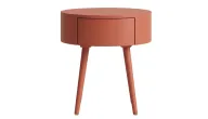 Maple Night Table - Round Design - Sturdy Wood