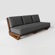 كنب 3 مقاعد خارجية