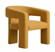 Boucle Fully Upholstered Chair