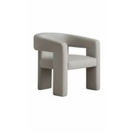 Boucle Fully Upholstered Chair