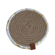 Ramadan Round Jute Coaster
