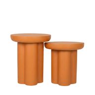 Mono Fiberglass Side Table Set