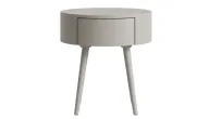 Maple Night Table - Round Design - Sturdy Wood