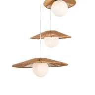Burlap threads-boho Ceiling Lamp