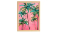 Pink Palms Wall Art