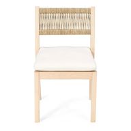 Sofie Dining Chair – Natural Wood Frame - Woven Backrest