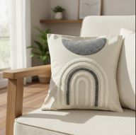 Arc Pattern Handmade Cushion CL-26