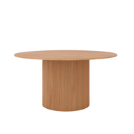 Reesa Dining Table – Modern Round Wood Design