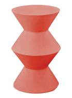 طاولة كورا الجانبية بتصميم زجزاجي – قطعة ديكور من الألياف الزجاجية