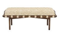 Nuvo Bench - Elegant Upholstery With Wooden Frame