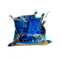 أطباق خيامية من الخيش – منسوج يدويًا