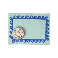 مفرش أمواج متداخلة ومُخملية