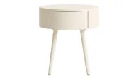 Maple Night Table - Round Design - Sturdy Wood