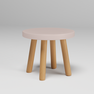 Simple Round Chair In Pine Wood
