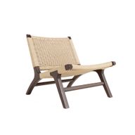 Terri Boho Woven Chair – Natural Zan Wood Frame