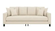 Alenny Three-Seater Couch With Sleek Black Legs