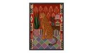 Amber Tiger Wall Art