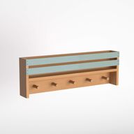 رف وعليقة اسكا - هيكل خشبي متين