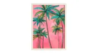 Pink Palms Wall Art