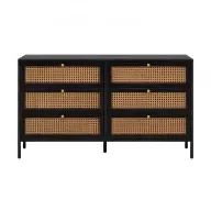 Haven Wood & Cane Chest of Drawers