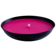 Large Outdoor Lemon Scented Citronella Bowl in Black