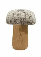 Threaded Bloom Mushroom Pouf