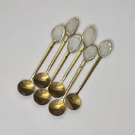 Gold Stainless Steel Teaspoons – Set of 6