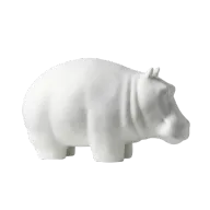 Happy Hippo Decorative Sculpture