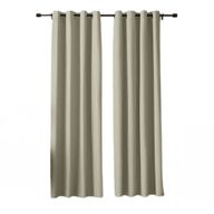Cartela Thermal Insulated Blackout Room Darkening Grommet Curtains - 1 Panel