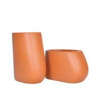 Sway Duo Fiberglass Planter Set