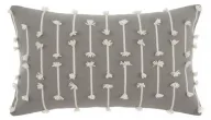 Grey Sediments Cushion