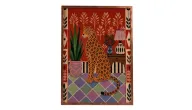 Amber Tiger Wall Art