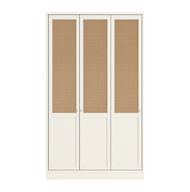 Glow Lacquered Hinged Cane Wardrobe