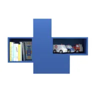 Cube Storage With 2 Open Shelves & Two Closed Units