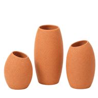 Edge Trio Fiberglass Planter Set